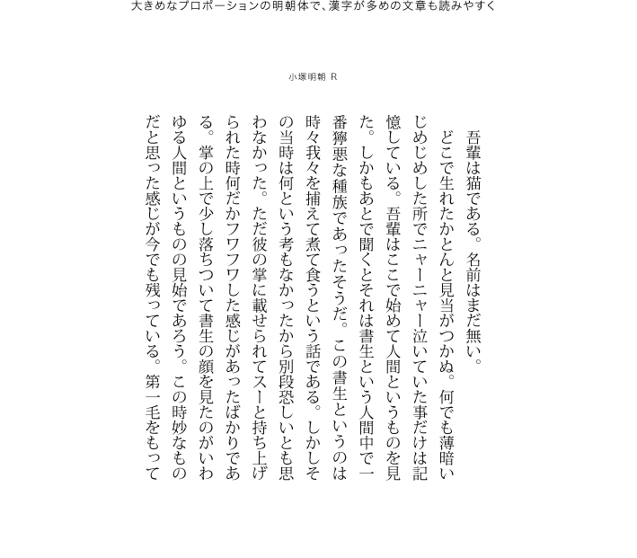 小塚明朝R
